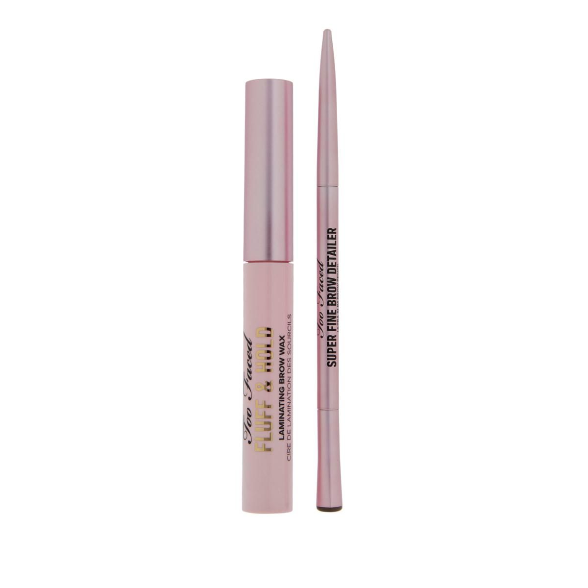 Too Faced Super Fine Brow Detailer and Fluff & Hold Brow Wax - 20393953 | HSN | HSN