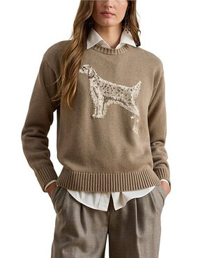 Lauren Ralph Lauren Intarsia-Knit English Setter Sweater | Dillard's | Dillard's