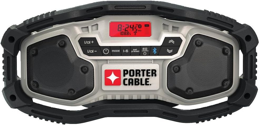 PORTER-CABLE Bluetooth Speaker & Radio (PCC771B) | Amazon (US)
