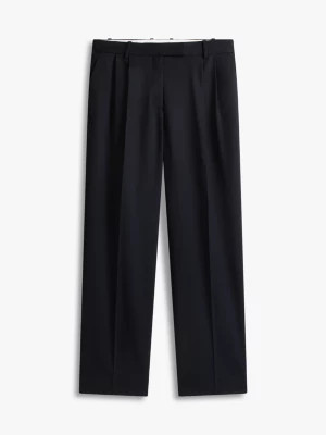Timeless Pleated Relaxed Straight Leg Trousers | Tommy Hilfiger UK
