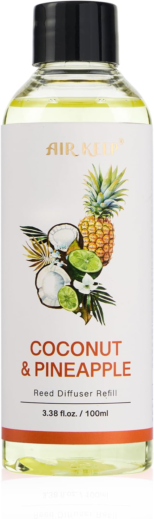 Airkeep Reed Diffuser Oil Refill/Coconut&Pineapple/3.38oz（100ml/1 Pack/Scented Oil Refill for D... | Amazon (US)