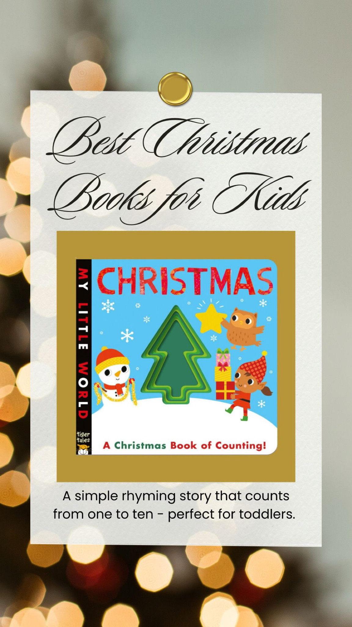 The perfect Christmas book for little kids learning to count. 


#LTKGiftGuide #LTKKids