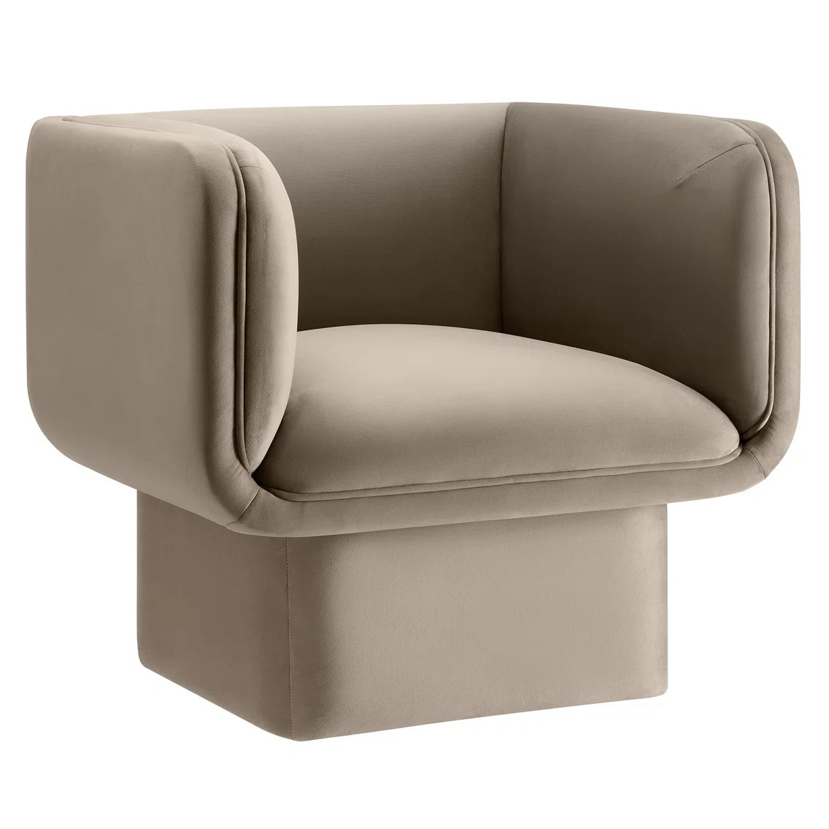 Tate Performance Velvet Accent Chair | Wayfair North America