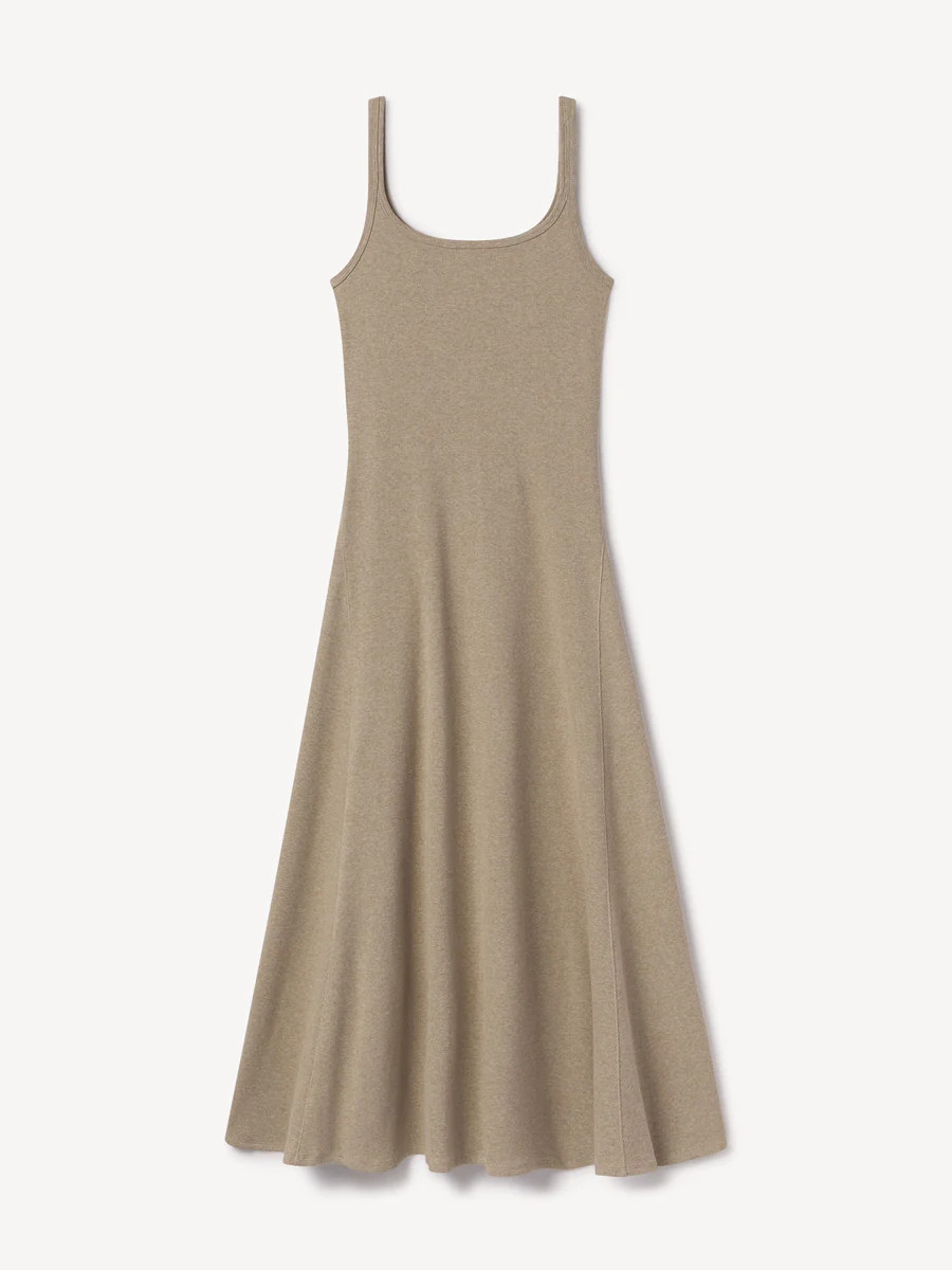 Marled Bluff Surplus Rib Scoop Neck Tank Dress - Buck Mason- Modern American Classics | Buck Mason