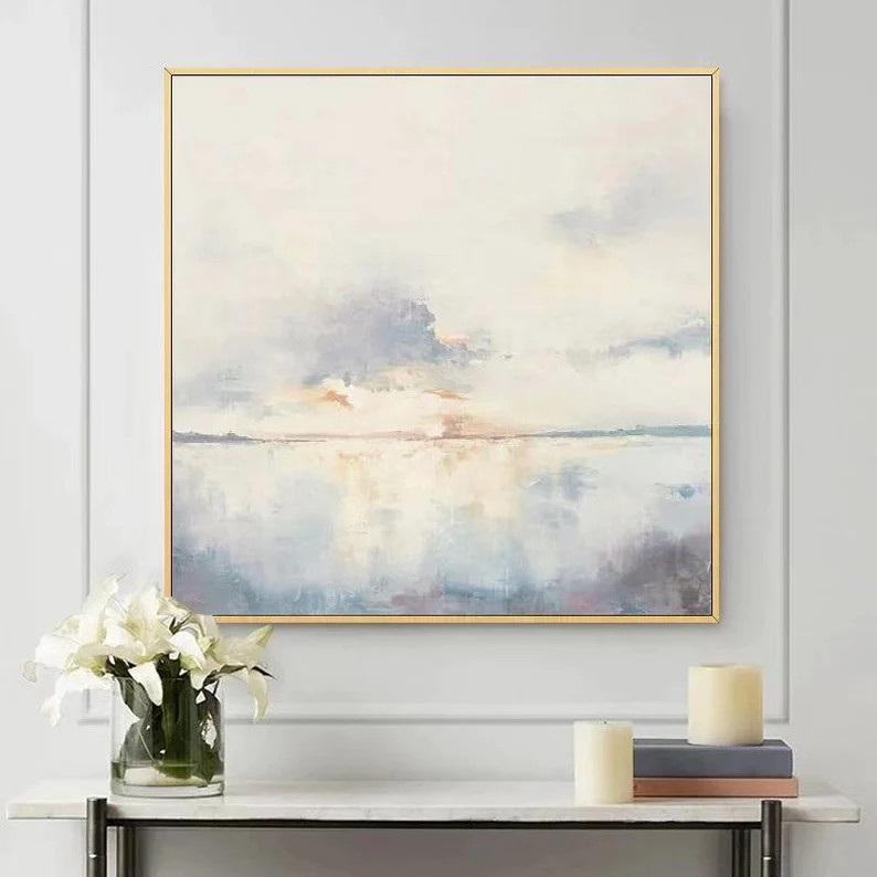 Abstract Acrylic Painting Brightness Wall Art Seascape | Etsy | Etsy (US)