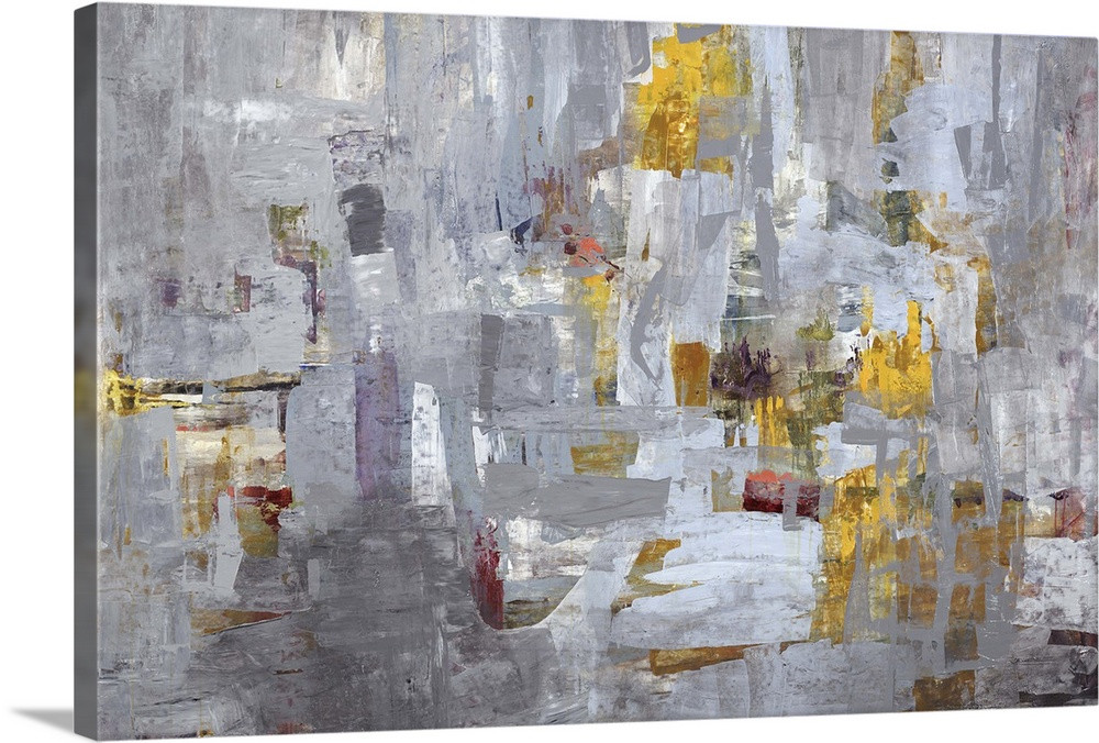 Large Gallery-Wrapped Canvas Wall Art Print 30 x 20 entitled In the Grey Zone | Great Big Canvas - Dynamic