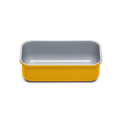 Caraway Non-Stick Ceramic 1 lb Loaf Pan - Naturally Slick Ceramic Coating - Non-Toxic, PTFE & PFOA Free - Perfect for Pound Cakes, Breads, & More - Marigold | Amazon (US)