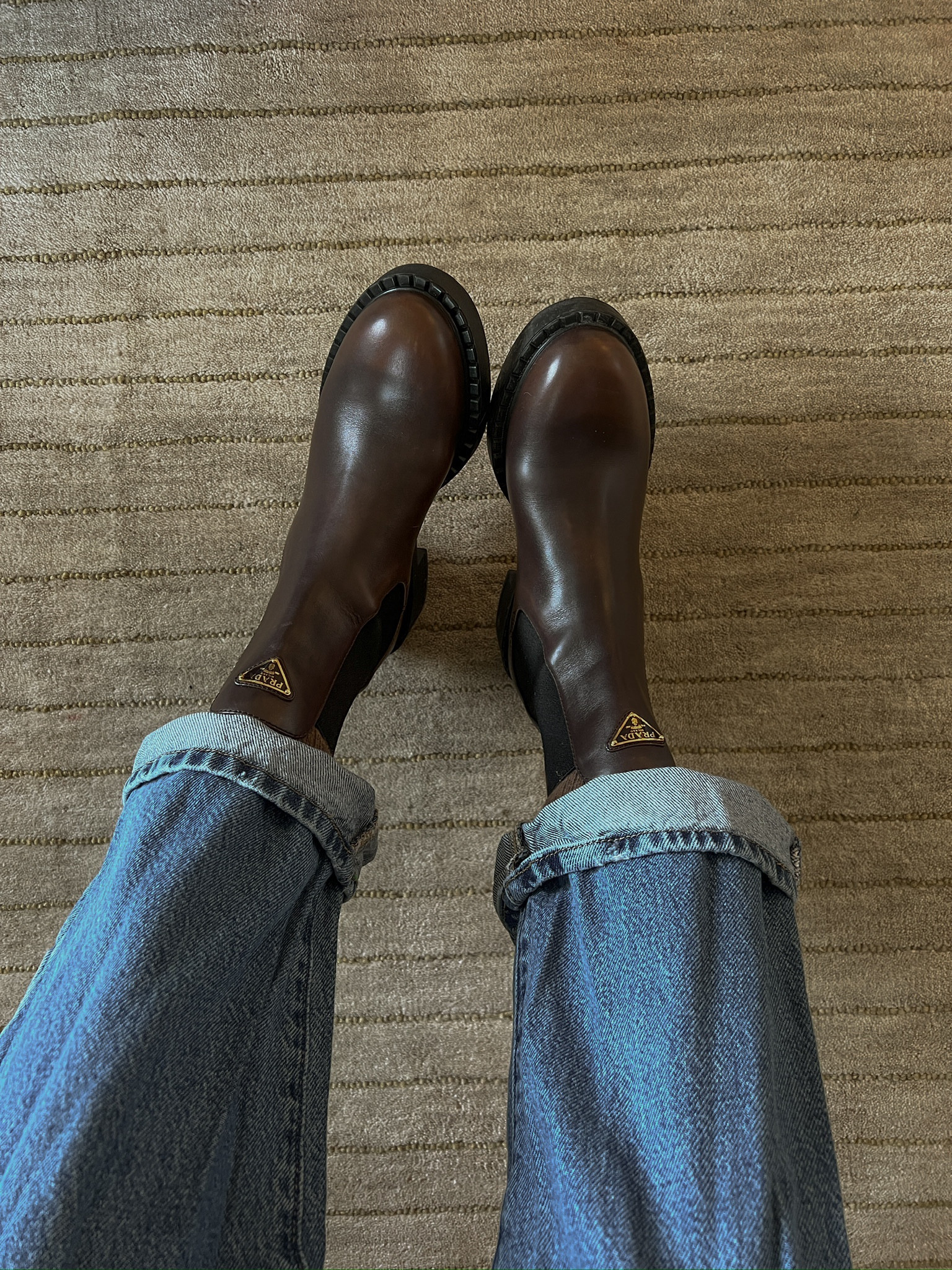 Splurge worthy winter boots! I’m obsessed! Prada, winter boots, boots, Chelsea boots.

#LTKStyleTip #LTKShoeCrush #LTKSeasonal