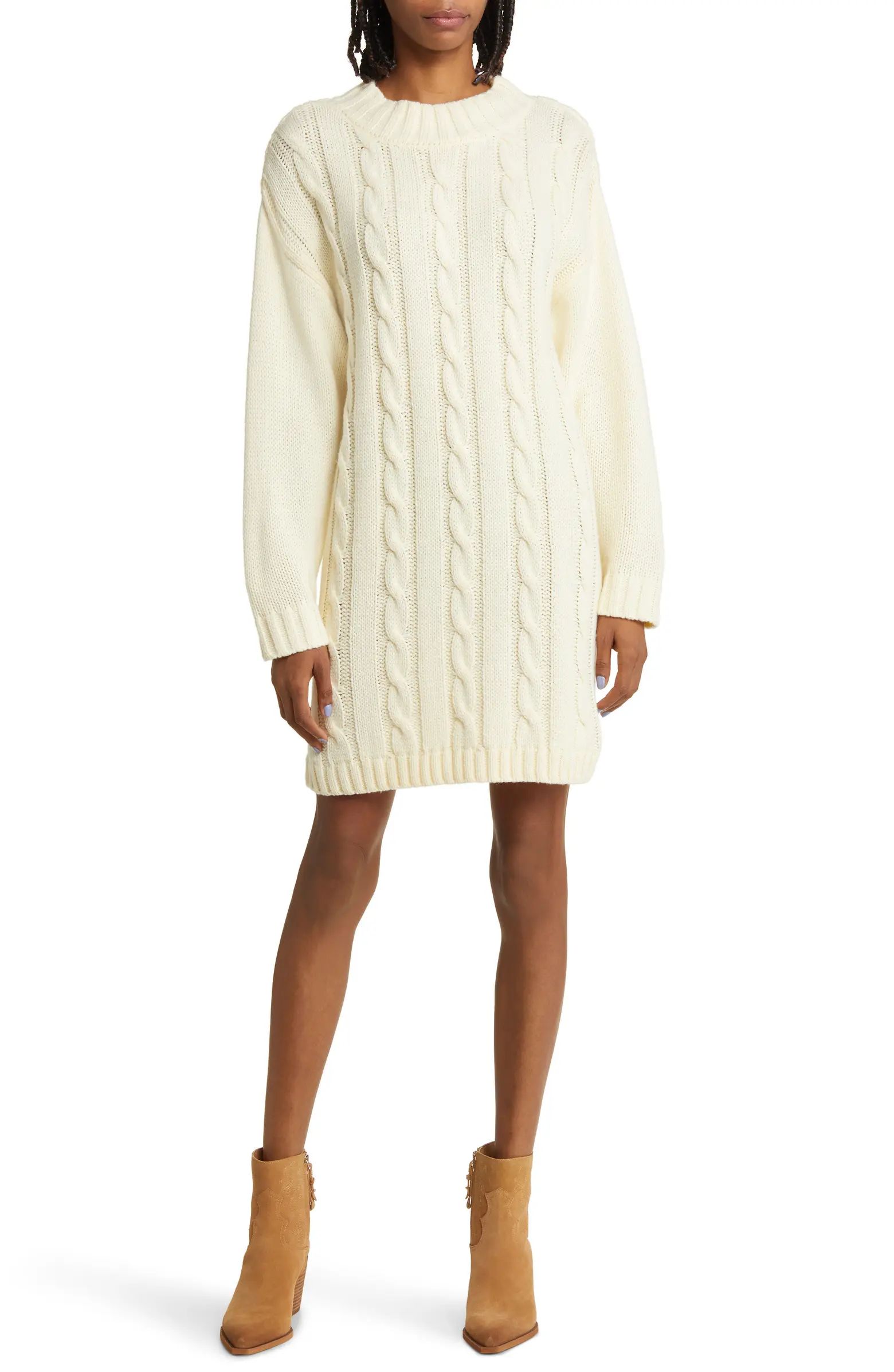 Staycation Long Sleeve Sweater Dress | Nordstrom