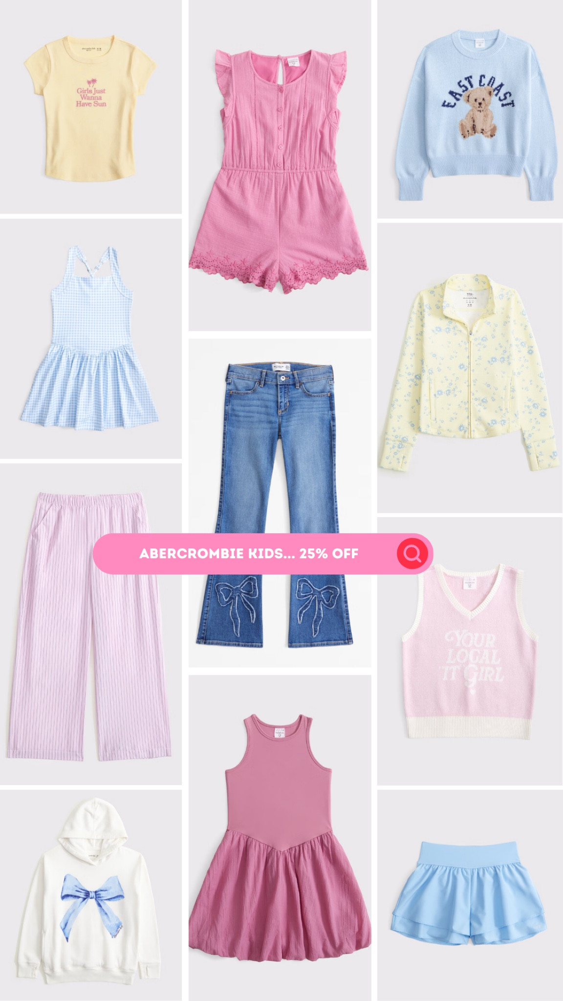 all things Abercrombie kids AND 25% off this weekend! use code AFLTK

#LTKSaleAlert #LTKKids #LTKSpringSale