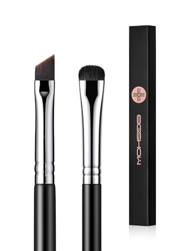 EIGSHOW Angled Eyeliner Brush & Eyeshadow Brush, High-End Precision Gel Liner and Short Smudge Brushes for Cat Eye, Winged Liner (E835&E806) | Amazon (US)