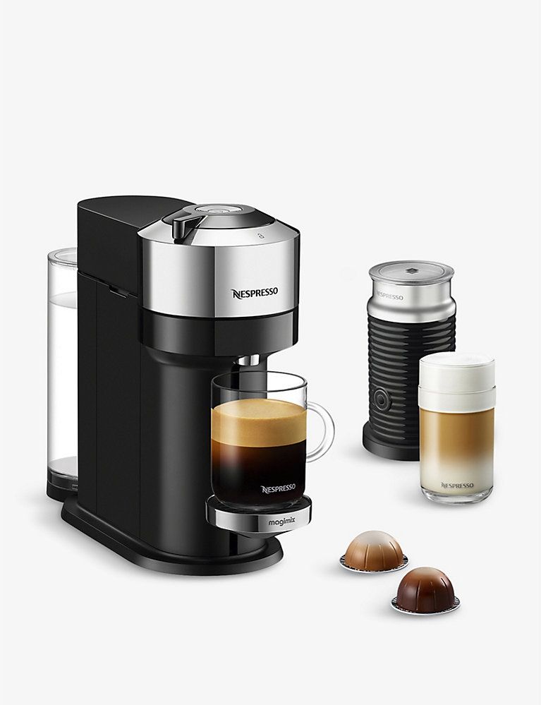 NESPRESSO Vertuo Next Deluxe coffee machine and milk frother | Selfridges
