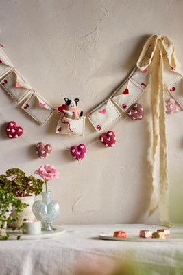 Valentine’s Day Countdown Felt Garland | Anthropologie (US)