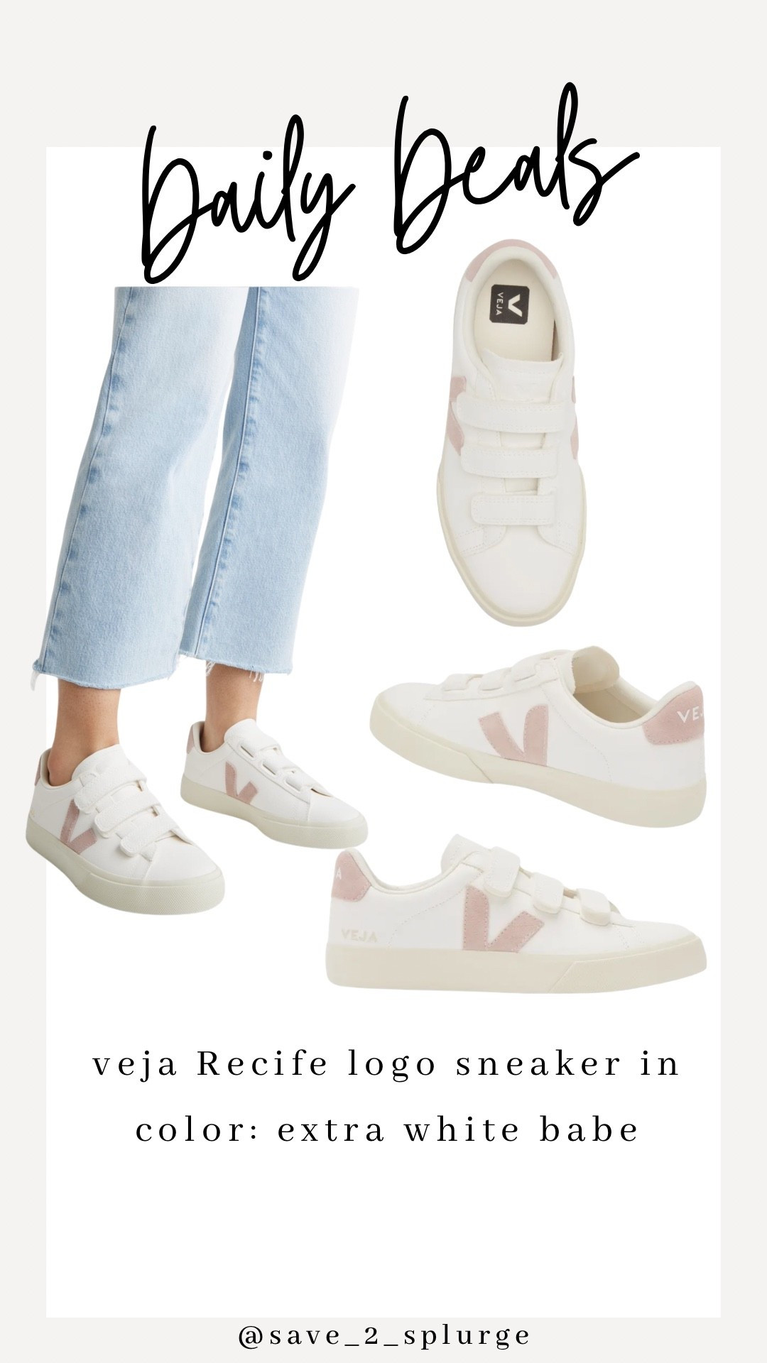 Daily Deals

Veja Recife Logo Sneaker is 30% off today!  Sporty, modern, lightweight smooth leather.  Provides comfort with adjustable straps making it easier to slip on and off.  My most worn shoe!

#LTKSaleAlert #LTKSeasonal #LTKShoeCrush