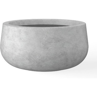 Rosemead Home & Garden Concrete Outdoor Planter Pot Cement Gray 20"x20"x10" | Target