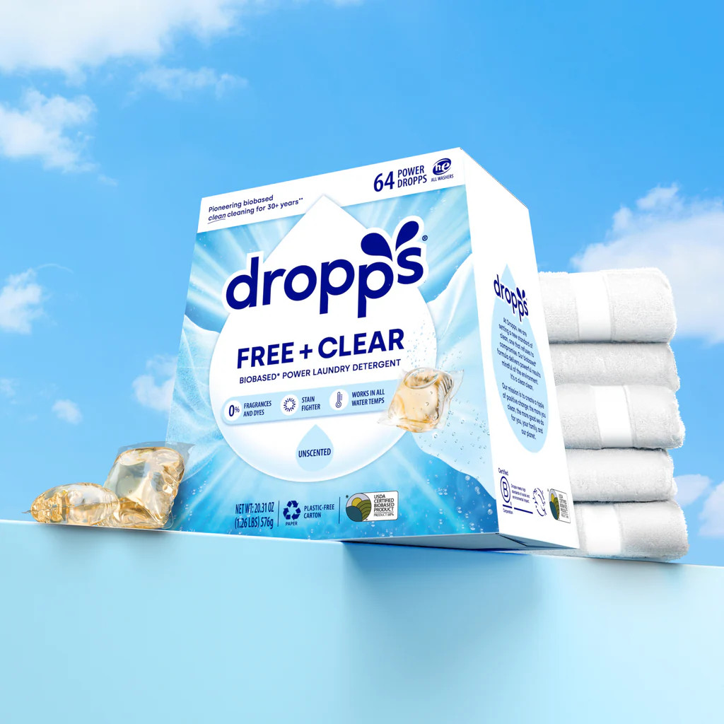 Free & Clear Laundry Detergent Pods, Unscented | Dropps