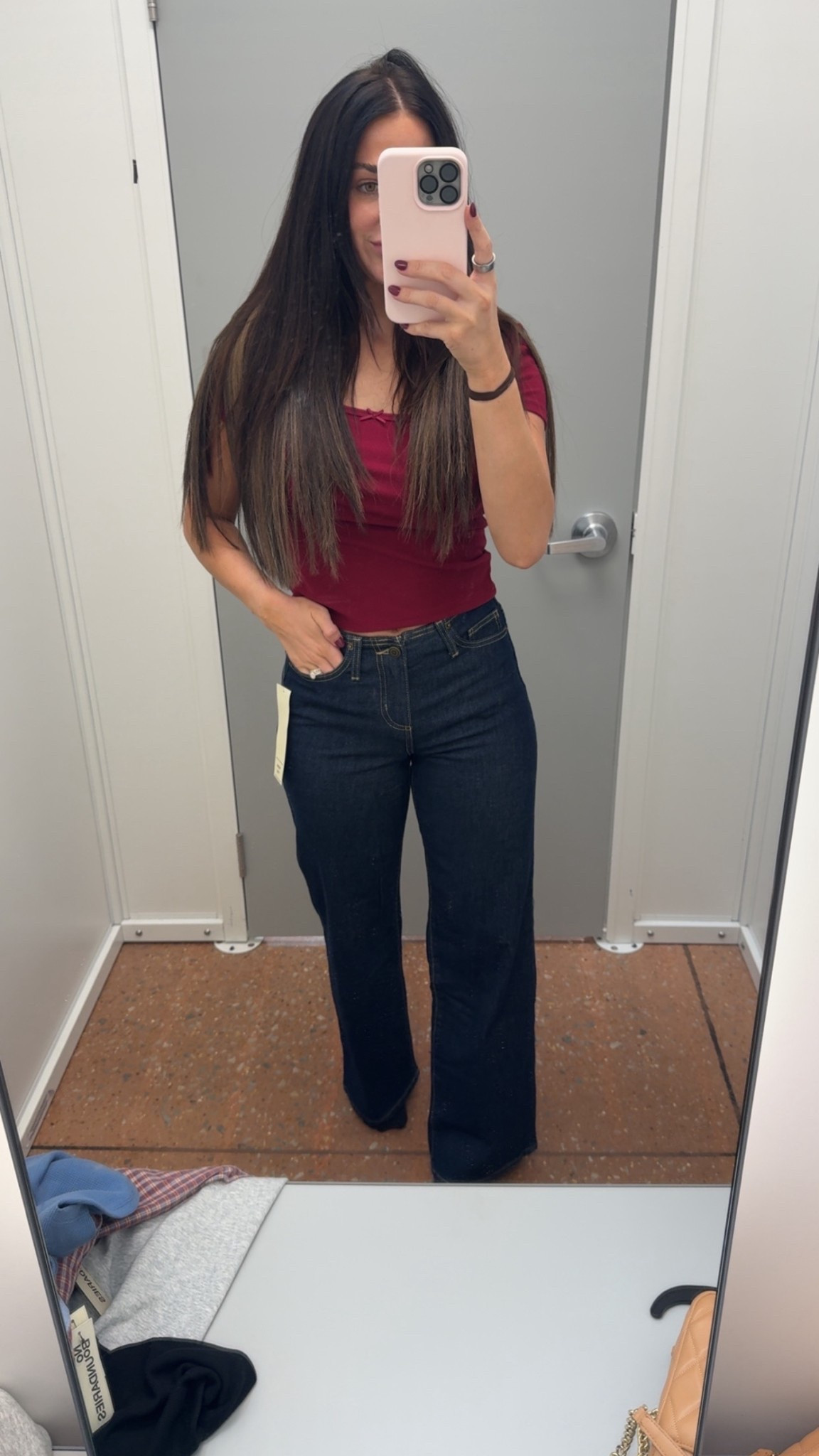 Can’t believe these jeans are under $20 🤯 the fit, the raw hem, the price — Walmart nailed it again! Linking 💙 