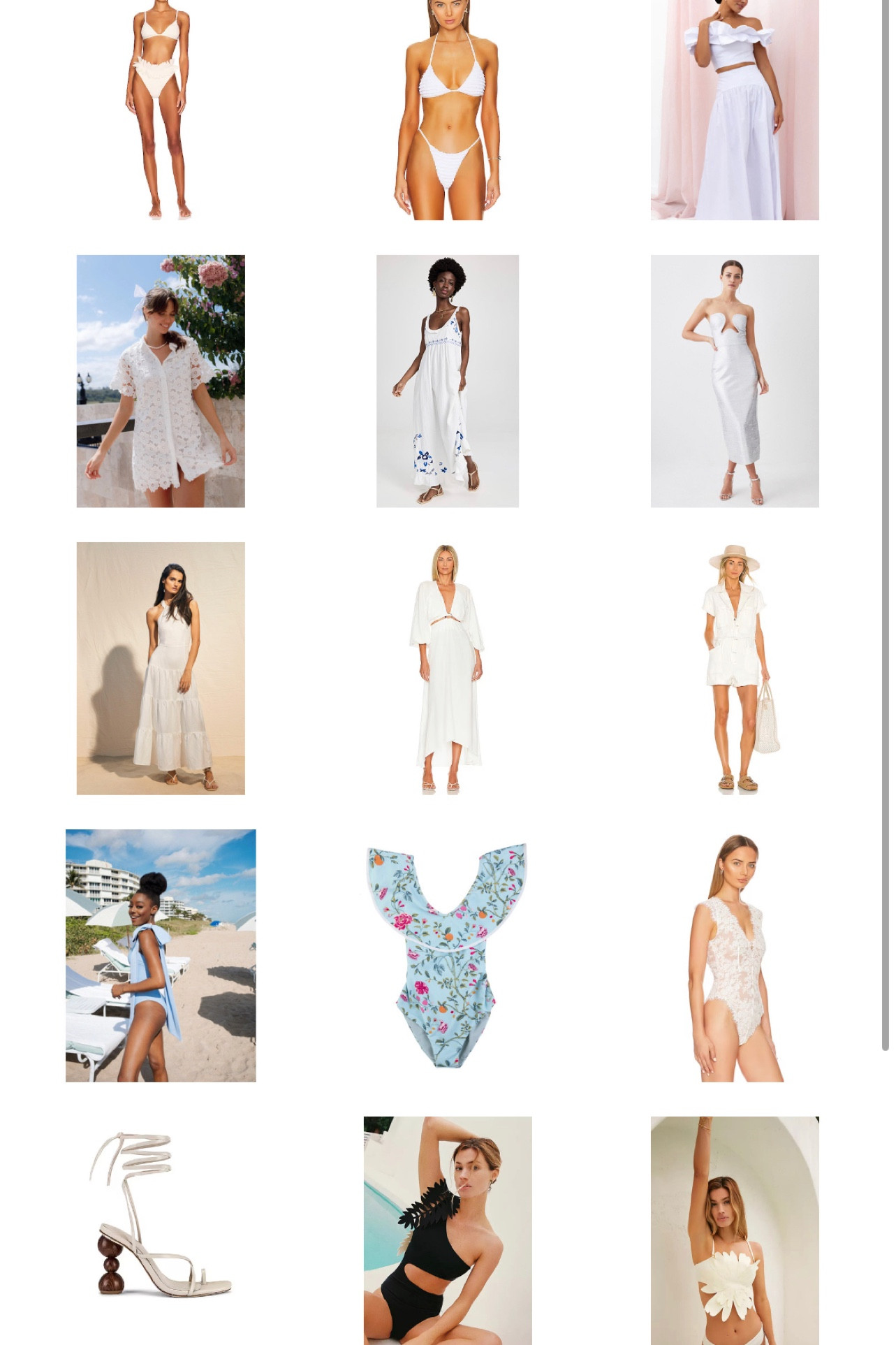 Bachelorette and honeymoon - bathing suits, cover up, white heels, bow 

#LTKFind #LTKU #LTKwedding