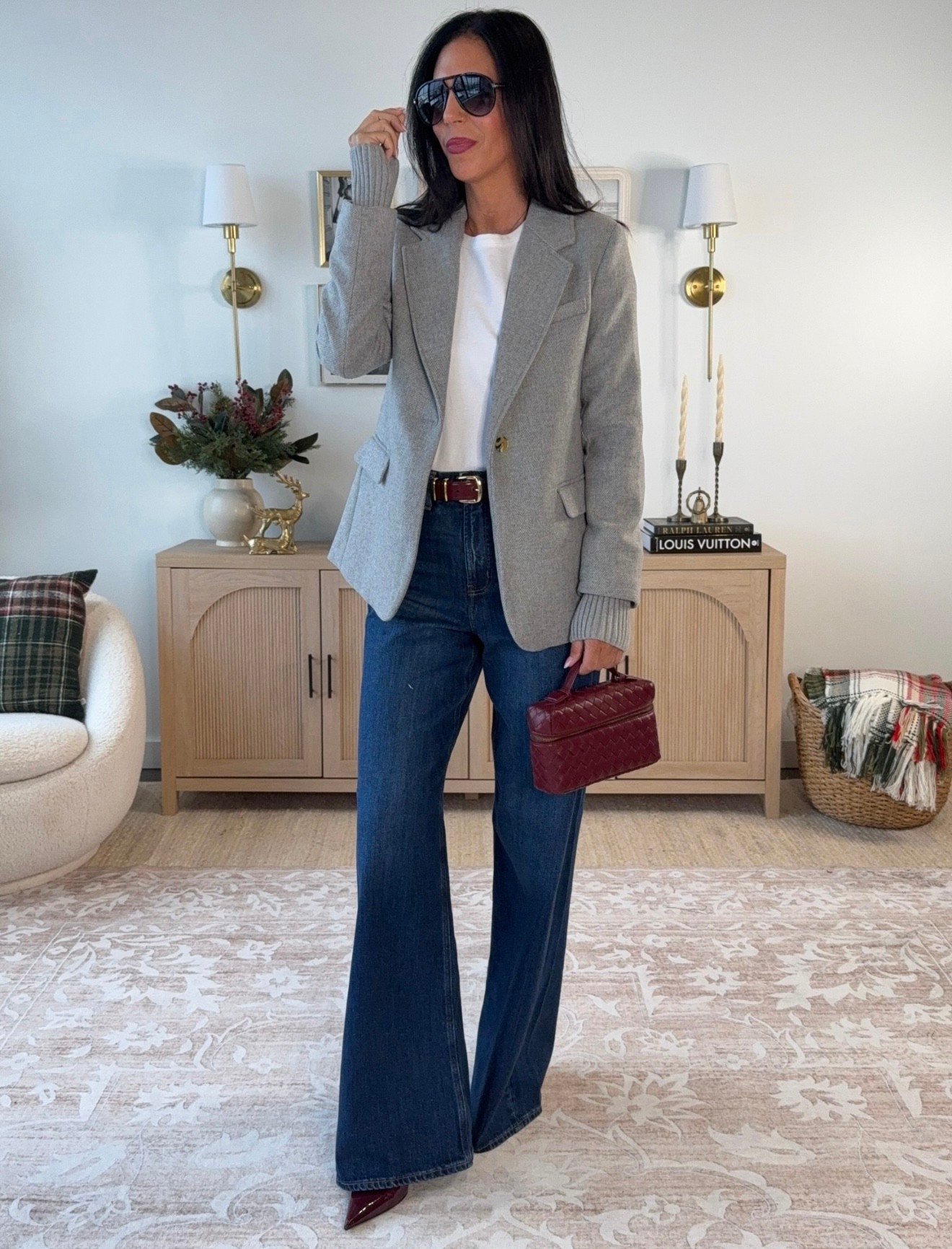 Fully Restocked 

Thee perfect blazer that is $40 and is a designer look for less - size small 
Tee- small 
Jeans- 2 tall (medium) 

#LTKSeasonal #LTKOver40 #LTKU

#LTKFindsUnder50 #LTKOver40 #LTKStyleTip
