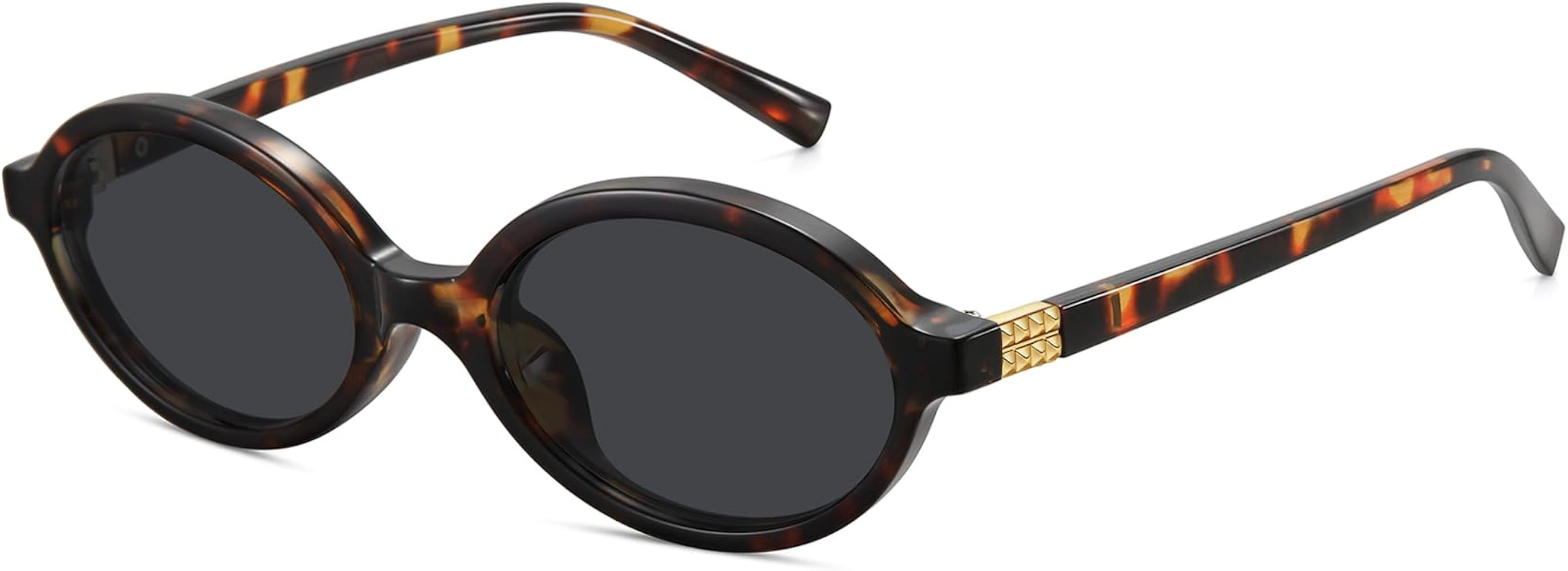 WOWSUN Retro Oval Sunglasses Womens Trendy Sun Glasses Sunnies UV400 Protection | Amazon (US)