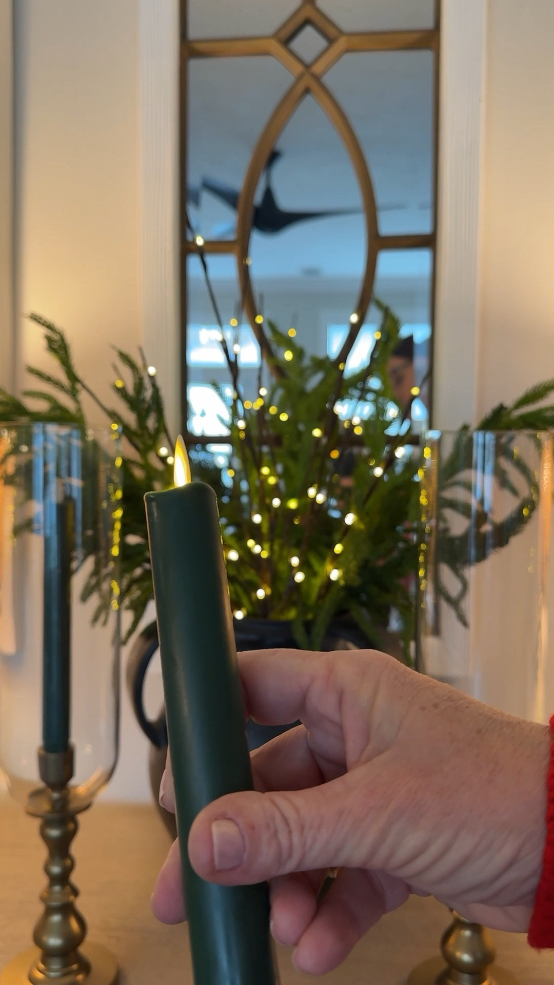 The perfect holiday green Luminara taper candles for holidays and year round -if you go to luminara.com, use my code fearlessMermaid10 and you will get 10% off anything 
@luminara #luminara #flamelesscandle 

#LTKHoliday #LTKHome #LTKSeasonal