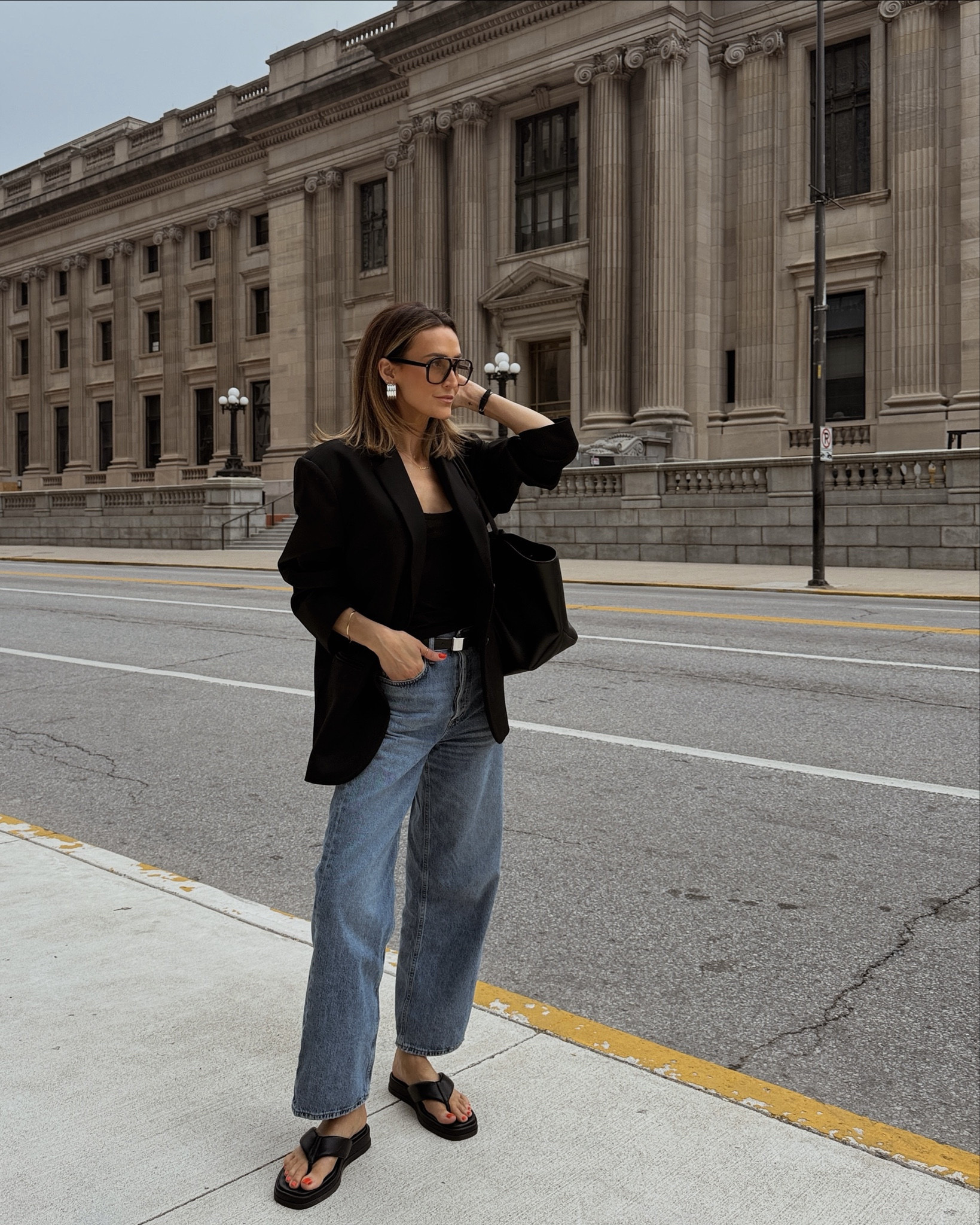 Casual Friday at work outfit idea, happy hour look,

#LTKSeasonal #LTKOver40 #LTKWorkwear