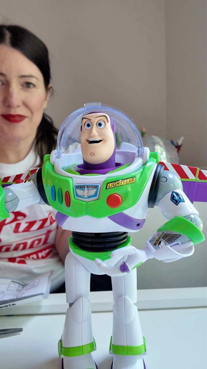 How awesome is this new release Buzz Lightyear toy that came out today!?! Obsessed! He really is ULTIMATE! I’ll be sharing more of Woody tomorrow! 🥰 Who else is ready for Toy Story 5 !?! #toystory5 #momof3 #disney 

#LTKmomlife #LTKKids