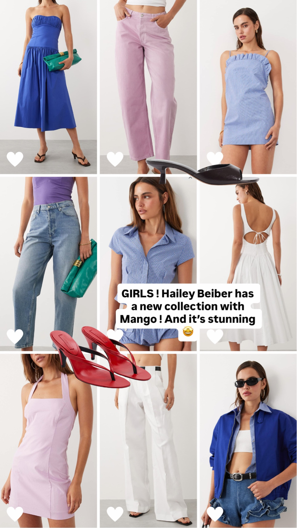 GIRLS !! Hailey bieber X mango collab !! IN THE BASKET!! 

#LTKsummer #LTKuk #LTKspring