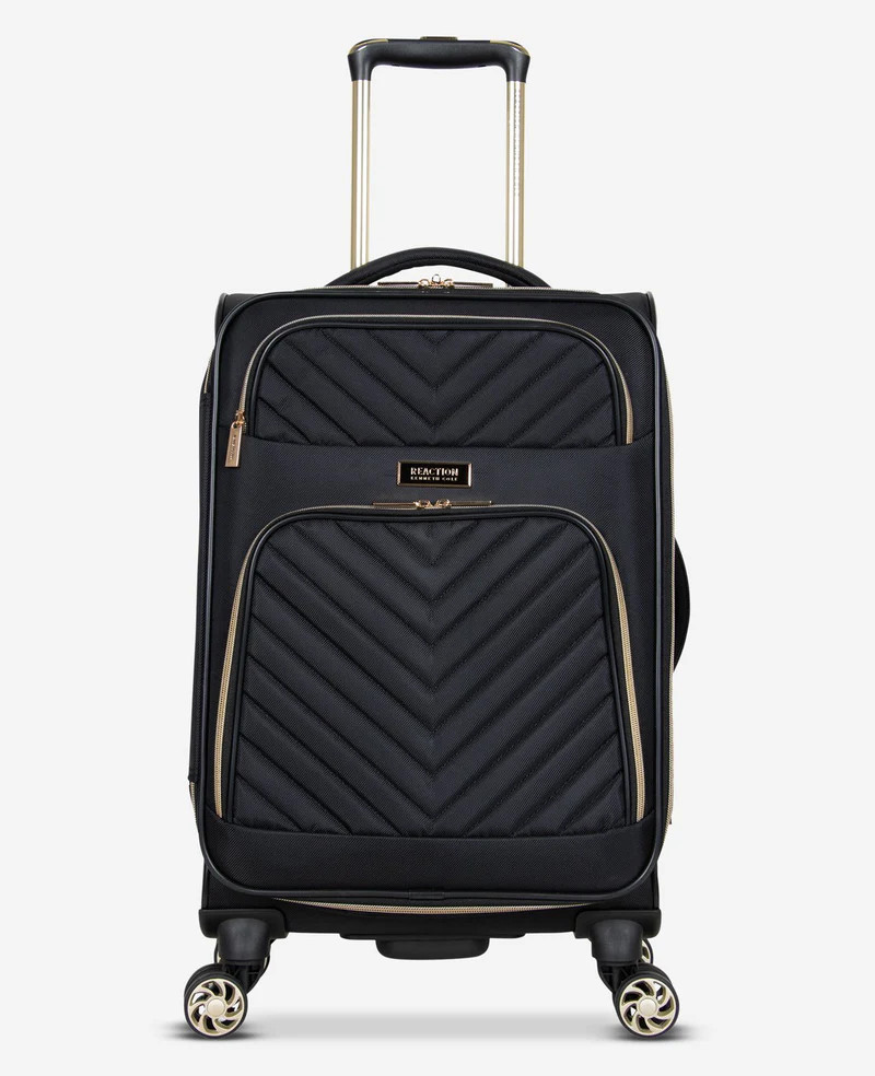 Chelsea 20-Inch Carry-On Chevron Quilted Expandable Suitcase | Kenneth Cole