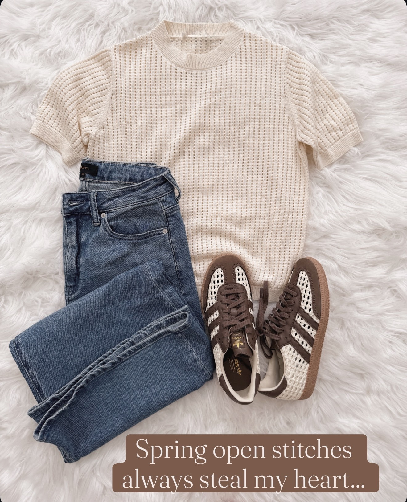 This top is such a good spring to summer find and looks so elevated on.

open stitch top, spring sweater, lightweight knit top, casual outfit ideas, jeans outfit, neutral outfit, spring basics, affordable fashion finds, everyday style, womens tops, capsule wardrobe, sneaker outfit

#LTKOver40 #LTKSeasonal #LTKMothersDay