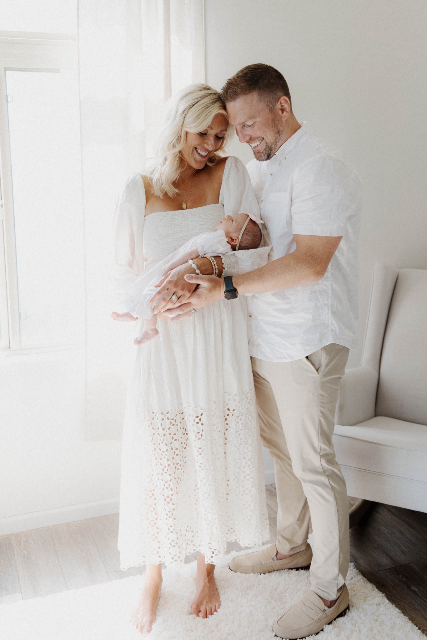 My Free People dress that I wore for newborn family photos is currently 40% off. This dress comes in so many colors and was such a beautiful romantic, soft,  and airy dress for these photos. I am wearing a small here and was almost 2 weeks postpartum. This dress would also be great for a baby shower, maternity photos, baptism, or just because you need a gorgeous dress. 

#LTKFindsUnder100 #LTKBaby #LTKSaleAlert