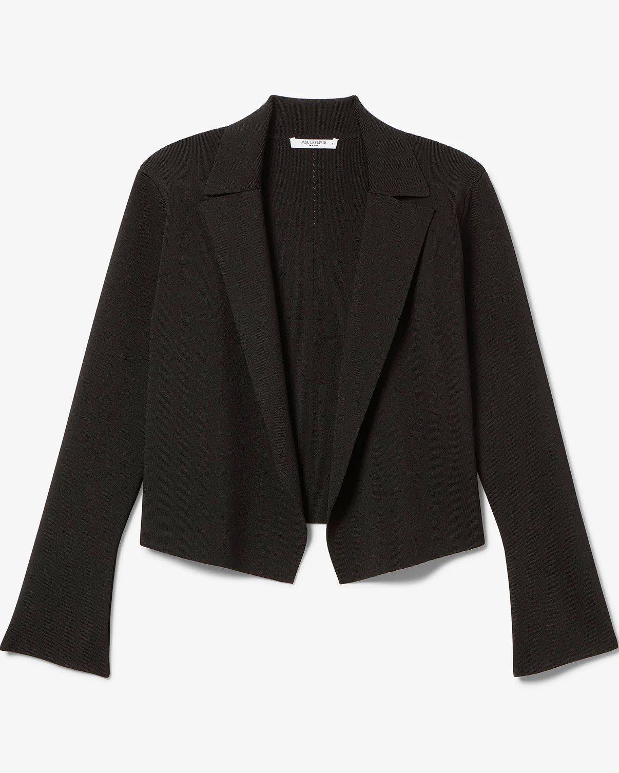 Jolie Lapel Jardigan :: Black | MM LaFleur