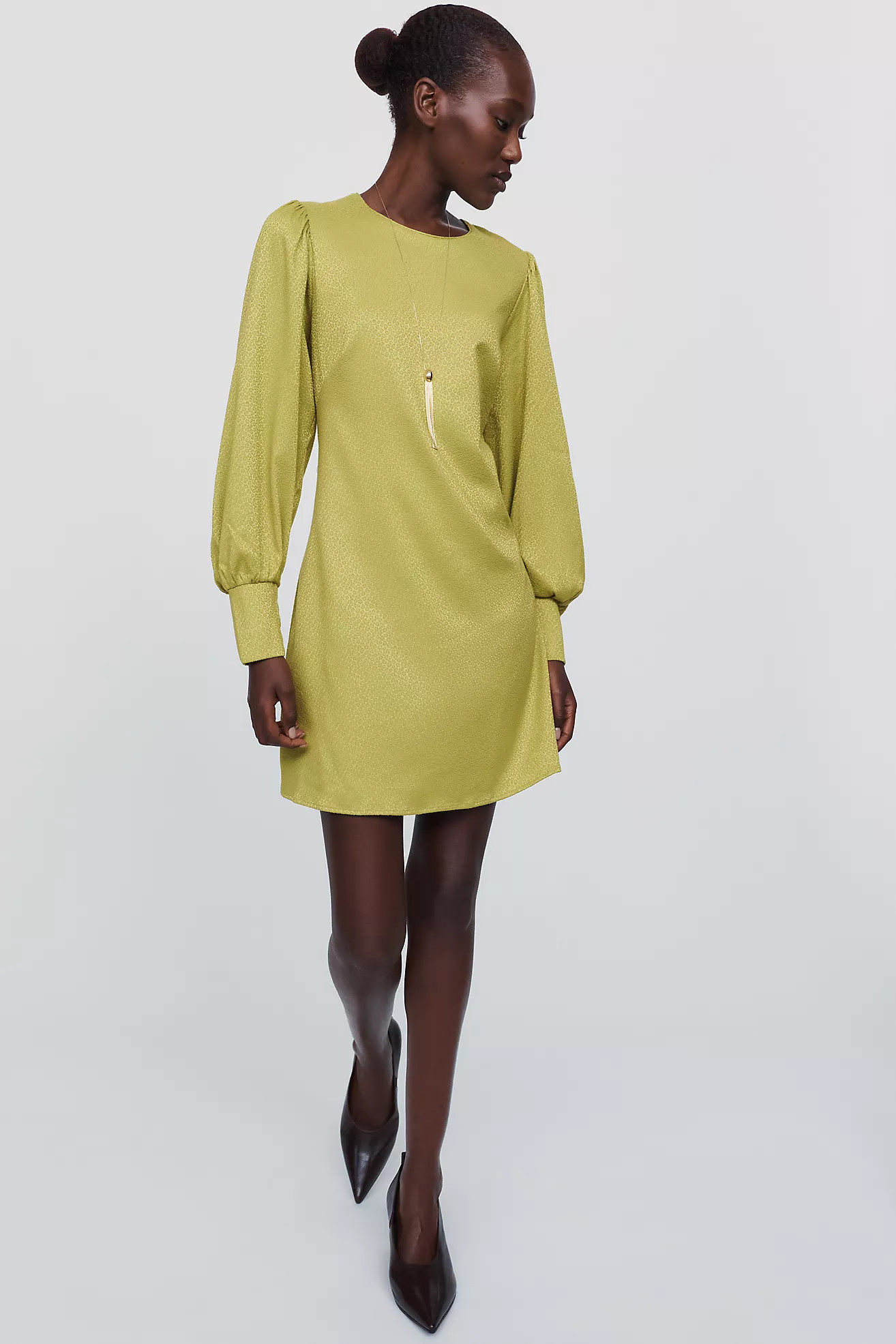By Anthropologie Satin Mini Dress | Anthropologie (US)