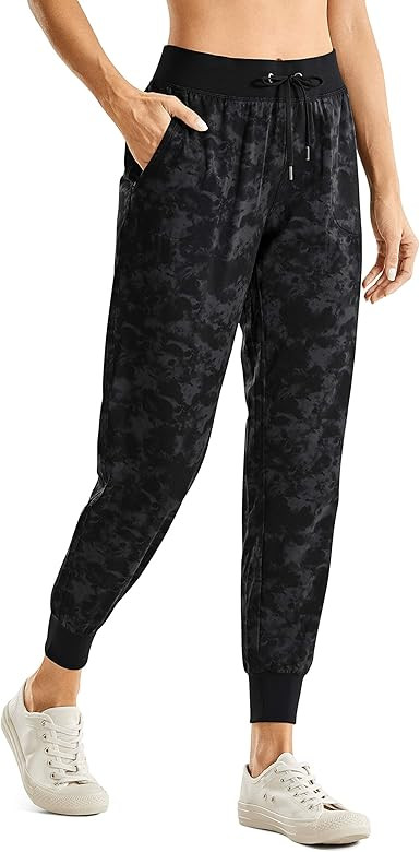 CRZ YOGA Women's Lightweight Workout Joggers 27.5" - Travel Casual Outdoor Running Athletic Track... | Amazon (US)