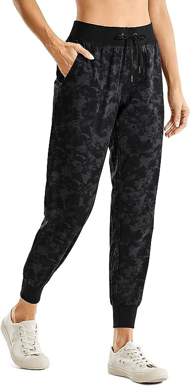 CRZ YOGA Women's Lightweight Workout Joggers 27.5" - Travel Casual Outdoor Running Athletic Track... | Amazon (US)