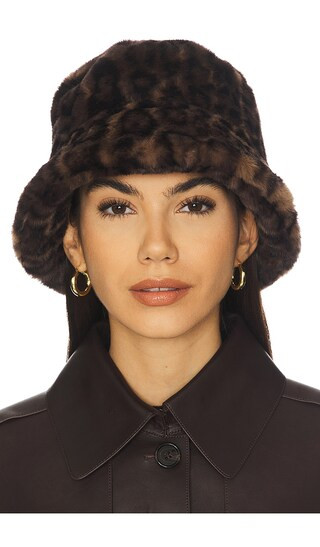 Amara Bucket Hat in Dark Leopard | Revolve Clothing (Global)