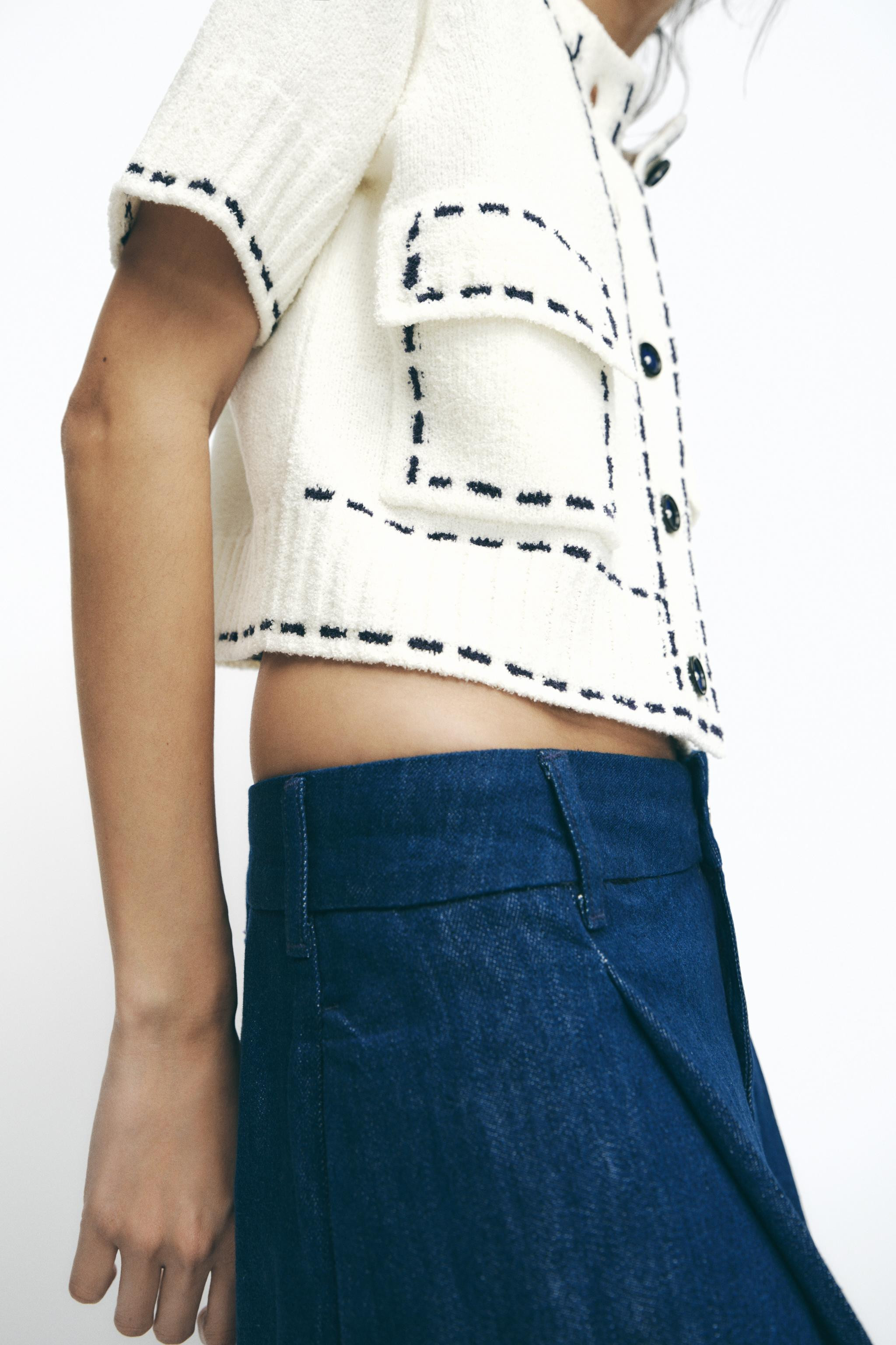 TOPSTITCH CARDIGAN | Zara US