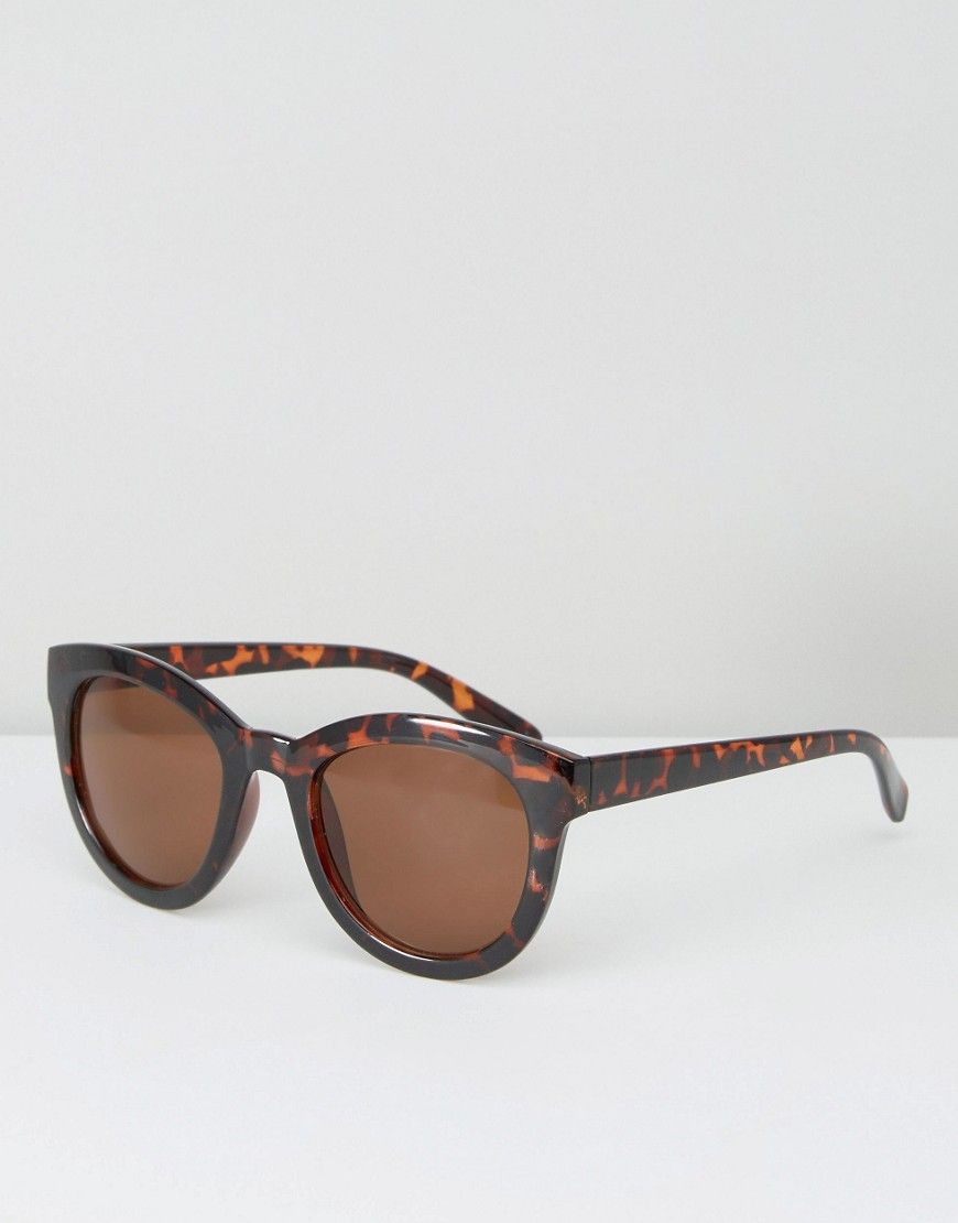 Pieces Tortoiseshell Sunglasses - Silver | Asos EE