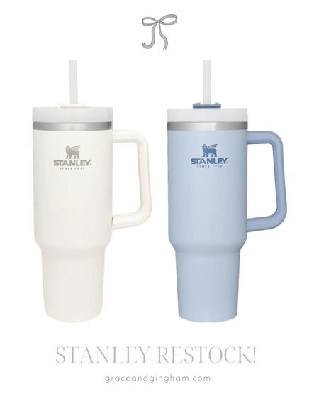 The Stanley Quencher was restocked at Nordstrom this morning in two of my favorite colors, cream and chambray! Just ordered the cream this morning! Three more colors are availed on Stanley’s website!✨

stanley quencher // stanley cup // stanley // restock alert // stanley quencher 40 oz

#LTKunder50 #LTKhome #LTKsalealert