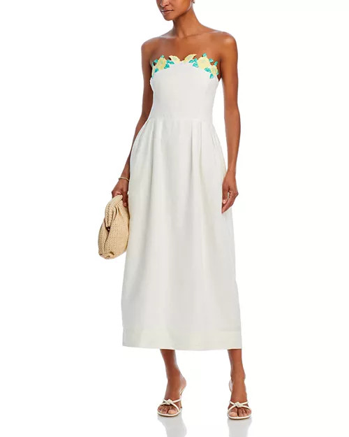 Fanm Mon Lorr Strapless Embroidered Dress  | Bloomingdale's Women | Bloomingdale's (US)