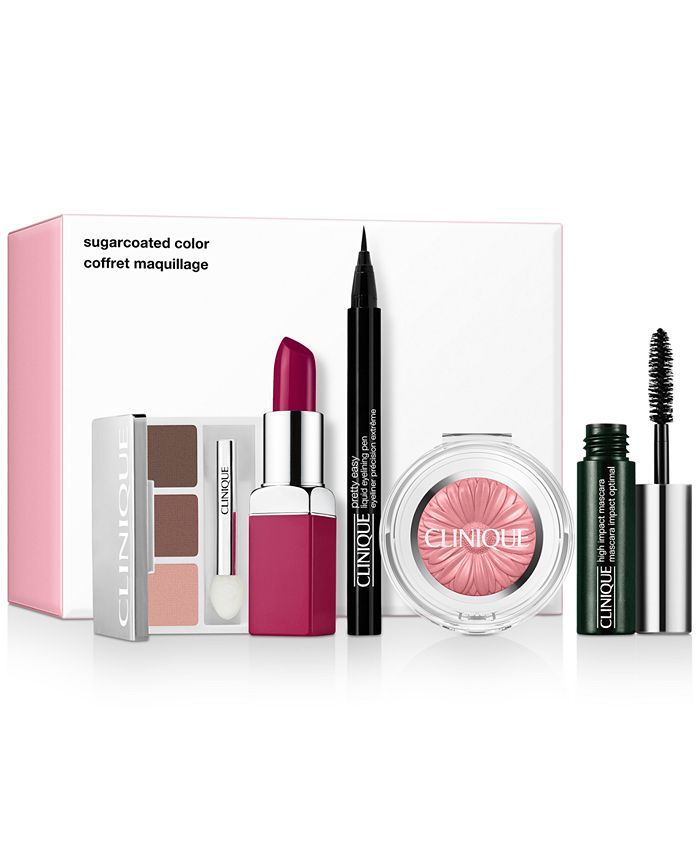 Clinique 5-Pc. Sugarcoated Color Makeup Set & Reviews - Makeup - Beauty - Macy's | Macys (US)