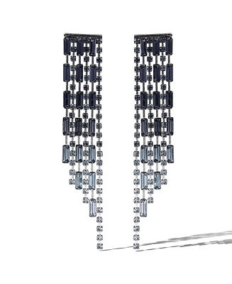 Jessica Simpson Tiered Crystal Fringe Earrings - Macy's | Macy's