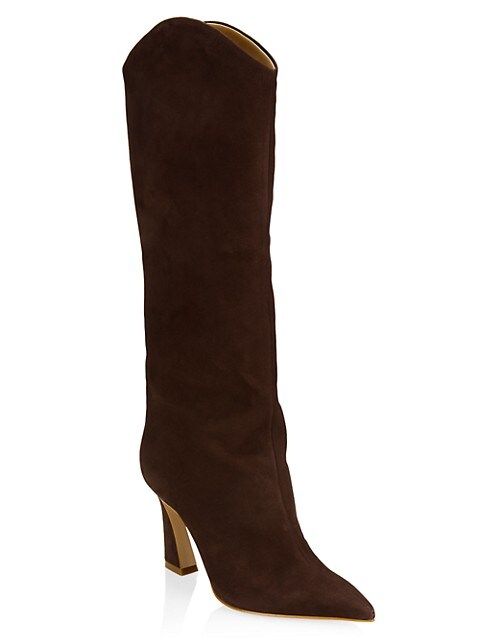 Maryana Flare Suede High Boots | Saks Fifth Avenue