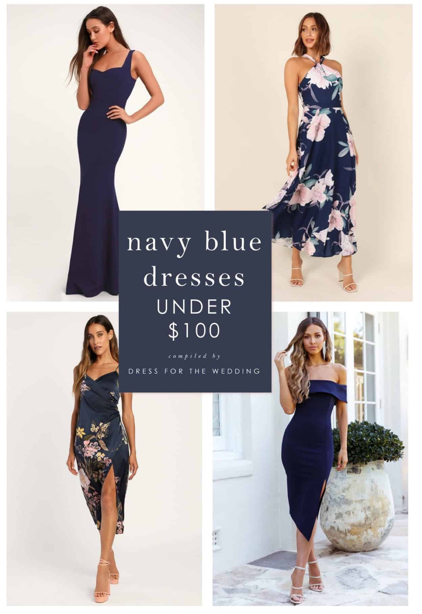 Navy blue dresses under $100. Affordable dark blue dress for a wedding. Spring dresses. Wedding guest dresses. Midi dress, semi formal dress, maxi dress, formal dress. Follow Dress for the Wedding for cute dresses, sale alerts, wedding style and decor! Visit us at dressforthewedding.com for more! 


#LTKMidsize #LTKSeasonal #LTKWedding
