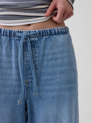 High Rise UltraSoft Easy Barrel Jeans | Gap (CA)