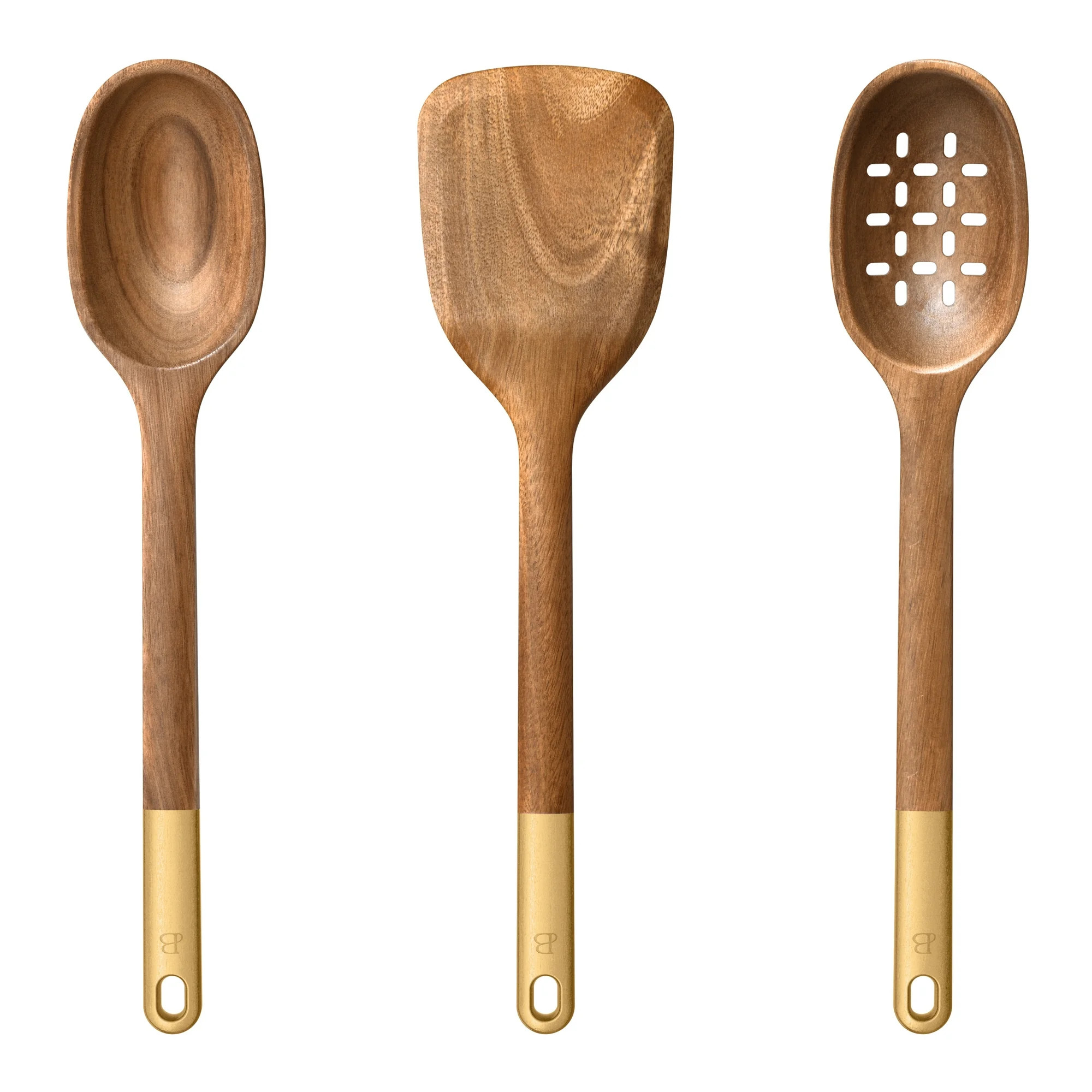 Beautiful 3-Piece Wood Kitchen Utensil Set by Drew Barrymore | Walmart (US)