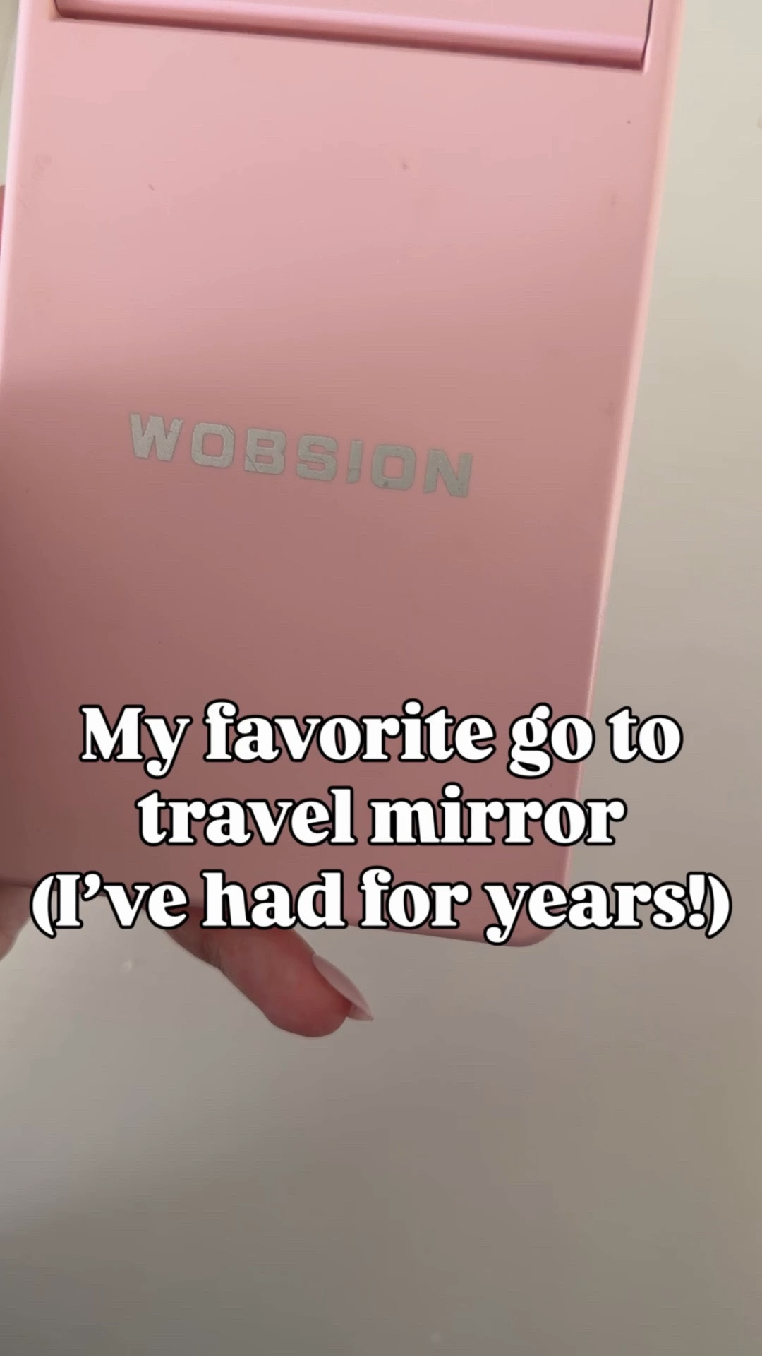 Glow on the go 💖✨
This WOBSION mini mirror is your new purse essential—built-in LED lights + 1x/3x magnification so you can touch up anytime, anywhere. Perfect for busy days, travel, or quick glam checks 💄💡

Small, cute, and seriously a lifesaver 🙌

#amazonfinds #beautyhacks #makeupmirror #travelessentials #pursemusthaves #glowup #ledmirror #girlyfinds #momlifehacks #ontheroutine

#LTKBeauty #LTKTravel #LTKgrwm