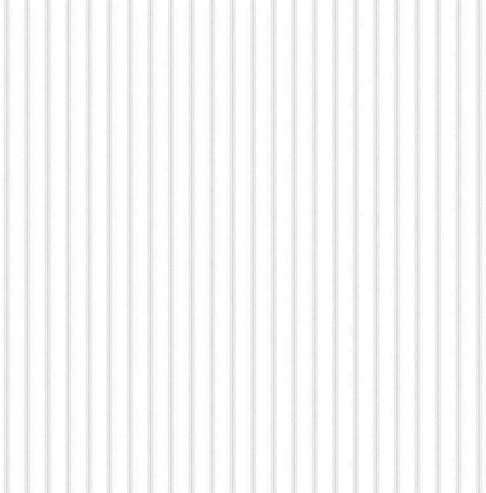 Norwall ST36908 Ticking Stripe PrePasted Wallpaper, Grey, Dove, Seagull | Amazon (US)