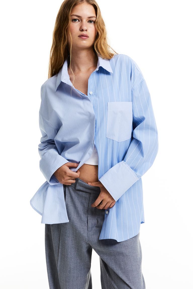 Oversized Poplin Shirt | H&M (US + CA)