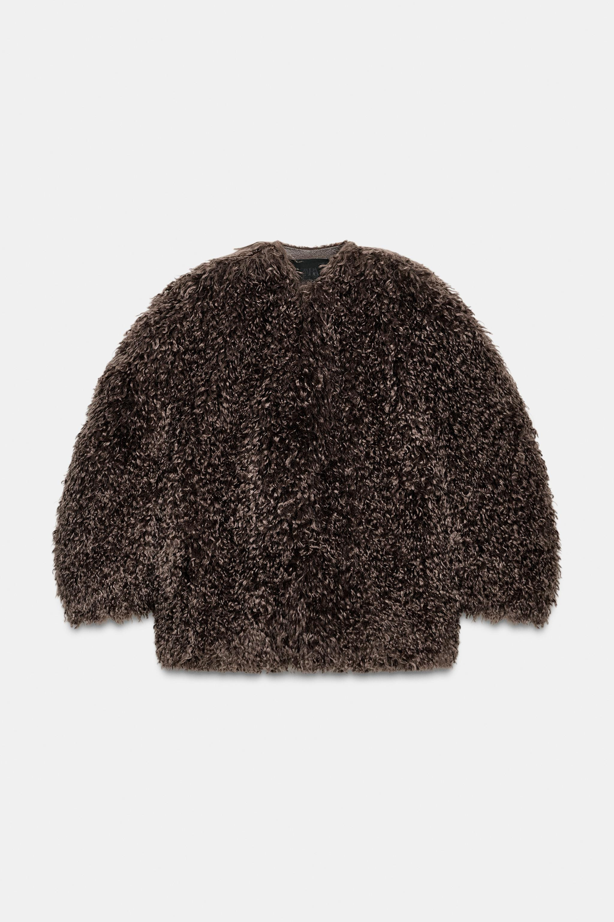 FAUX FUR COAT ZW COLLECTION | Zara US